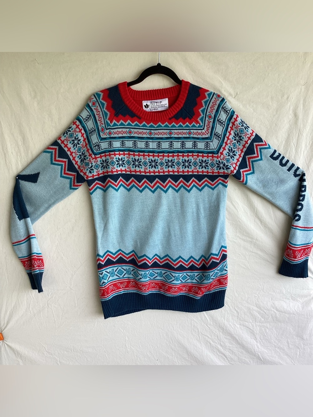 Dutch bros ugly sweater Christmas holiday sweater Nordic style